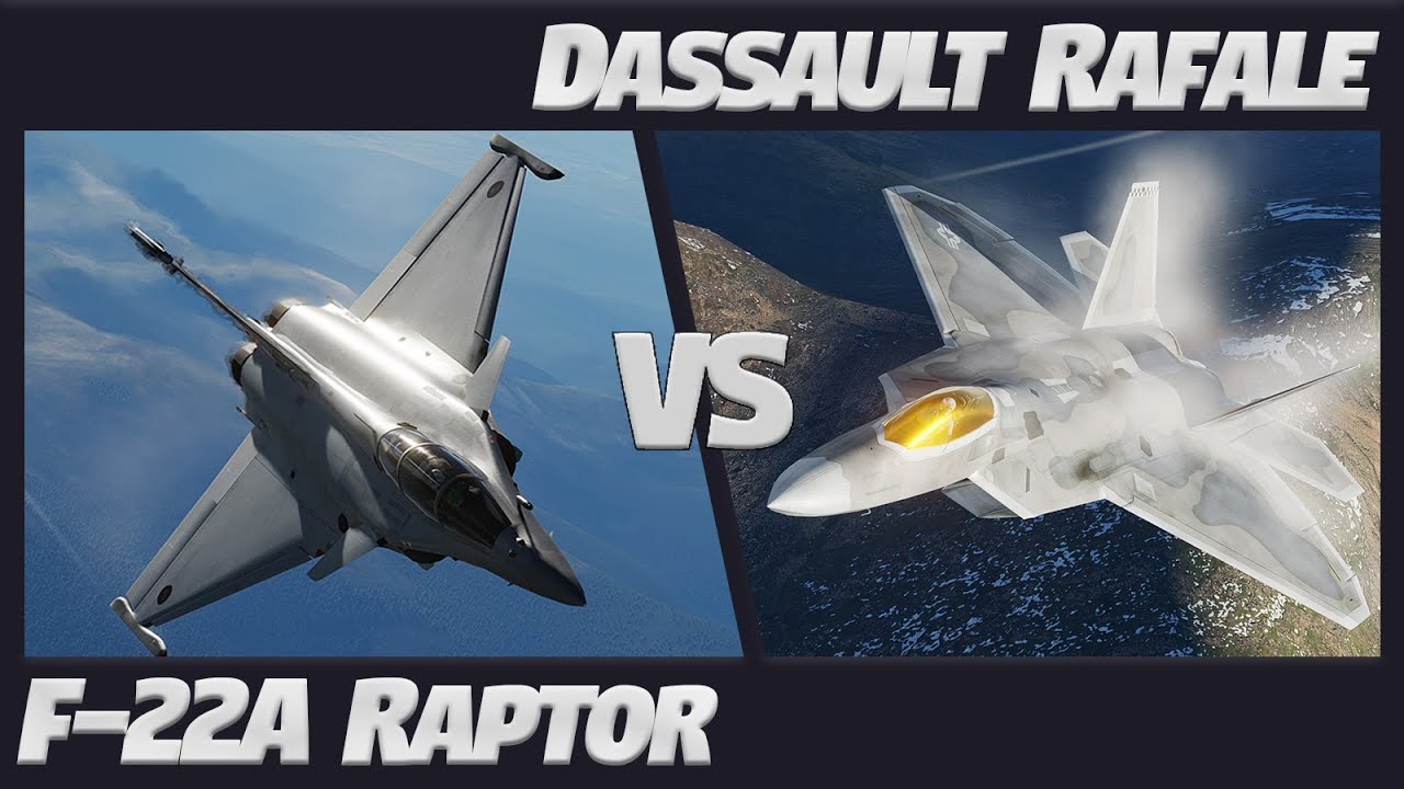DCS | Dassault Rafale vs F-22A Raptor | Dogfight | Max Graphics | 4k