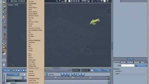 Carrara 8 Tutorial - Loading a Primitive in Carrara