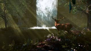 Speed Level Design - Deer at the Waterfall - UNREAL ENGINE