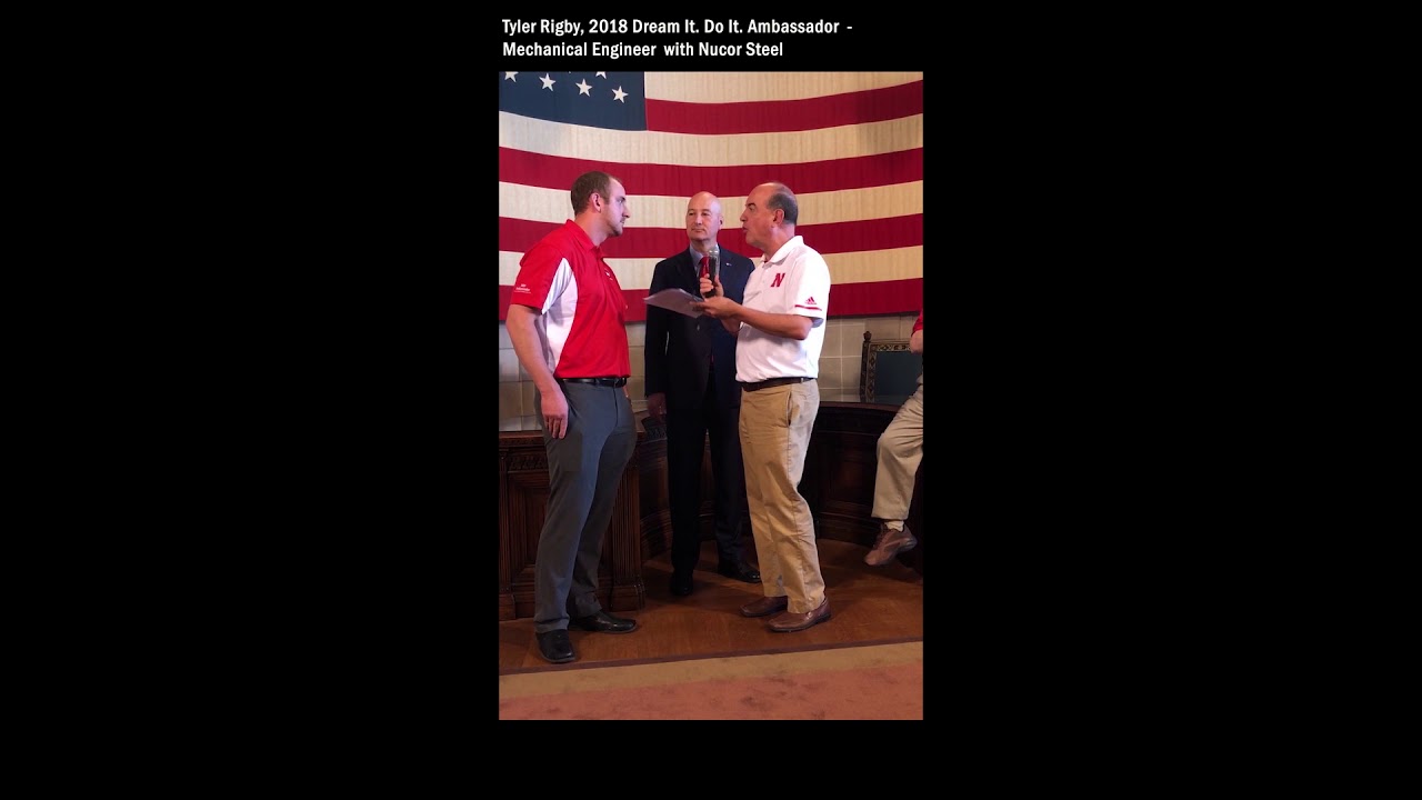 Dream It. Do It. Ambassador with Governor Ricketts