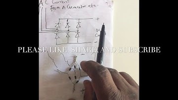 HOW TO CONVERT 3 PHASE AC CURRENT TO DC CURRENT
