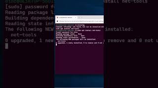 WSL Shorts - How to Install Linux Net Tools in WSL Such as ifconfig and ping