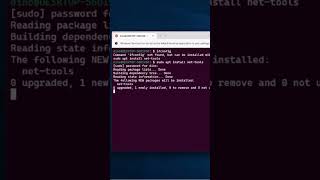 wsl shorts - how to install linux net tools in wsl such as ifconfig and ping