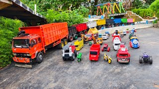 WADIDAU !!! Mobil Truk Tronton Panjang Bongkar Mainan Mobil Mobilan Truk Molen, Bus Telolet, Ambulan