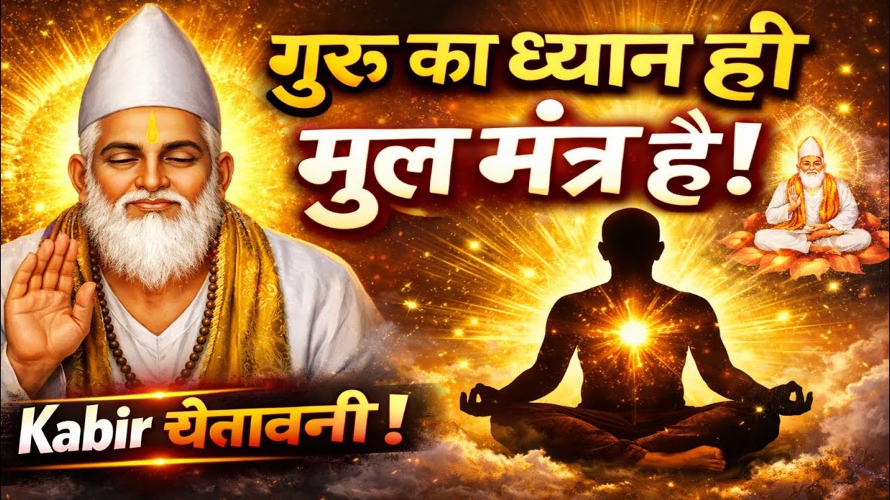 मूल ध्यान गुरु रूप है | क्या गुरु स्वरूप का ध्यान करना है? | Kabir Teaching🙏 Braj Mohan Bhati 🌹🙏