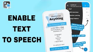 How To Enable Text To Speech On AnkiDroid App