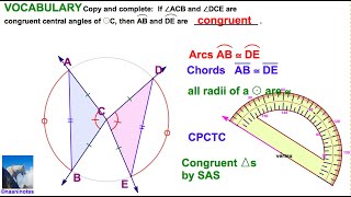 10 2 Central Angles Intercepted Arcs WS