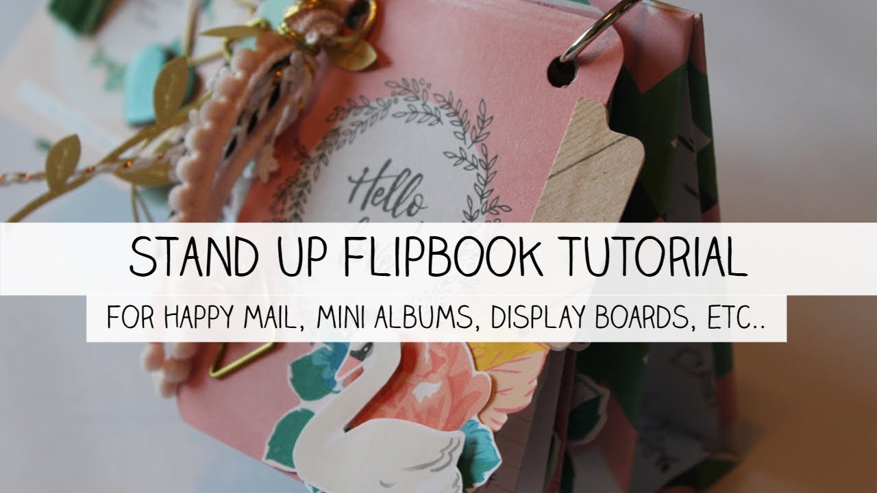 2 Mini Scrapbook Albums - Tutorial 