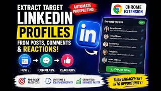 Extract LinkedIn Target Profiles from Posts | Free Chrome Extension