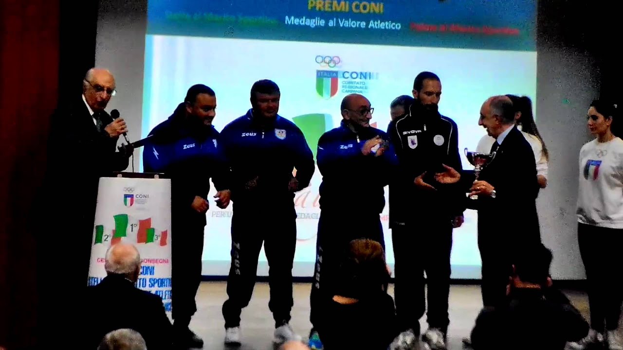 Sitting Volleyball Mondragone   Premiazione Coni Caserta Campioni d'Italia