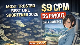 🔥 High CPM URL Shortener Website – Earn $9 CPM with Get2Short | Best Link Shortener 2026 💰#highcpm