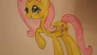Как Нарисовать Пони Флаттершай(Привет меня зовут Малика!:) Вэтом видео я рисую пони Флаттершай она скромная ,тихая и добрая В этом видео..., 2013-09-23T18:41:16.000Z)