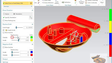 slope analysis versus draft analysis in NX11