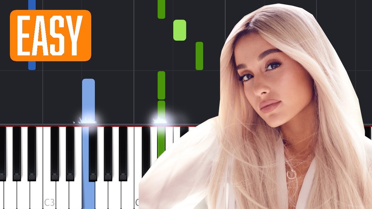Ariana Grande - thank u, next 100% EASY PIANO TUTORIAL