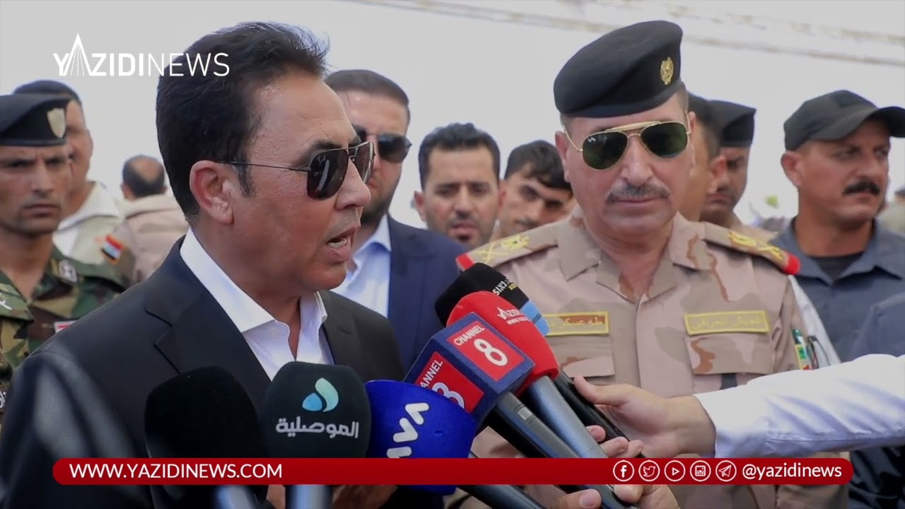 محافظ نينوى عبد القادر الدخيل، يؤكد وجود مشاريع مهمة لقضاء سنجار.