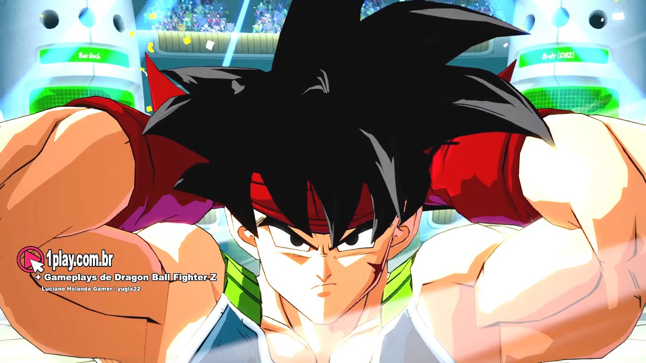 Dragon Ball Fighter Z! Bardock (Saiyajin) Vs. Broly (Superior Saiyajin) Galactic Arena Stage!