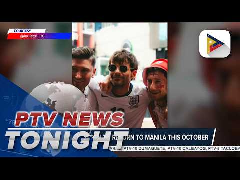 Video Louis Tomlinson to return to Manila this October