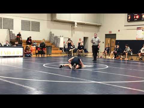 120 Davis, Hunter v Glasson, D. (North Montgomery Middle School) 02-14-23 L PIN 0:28