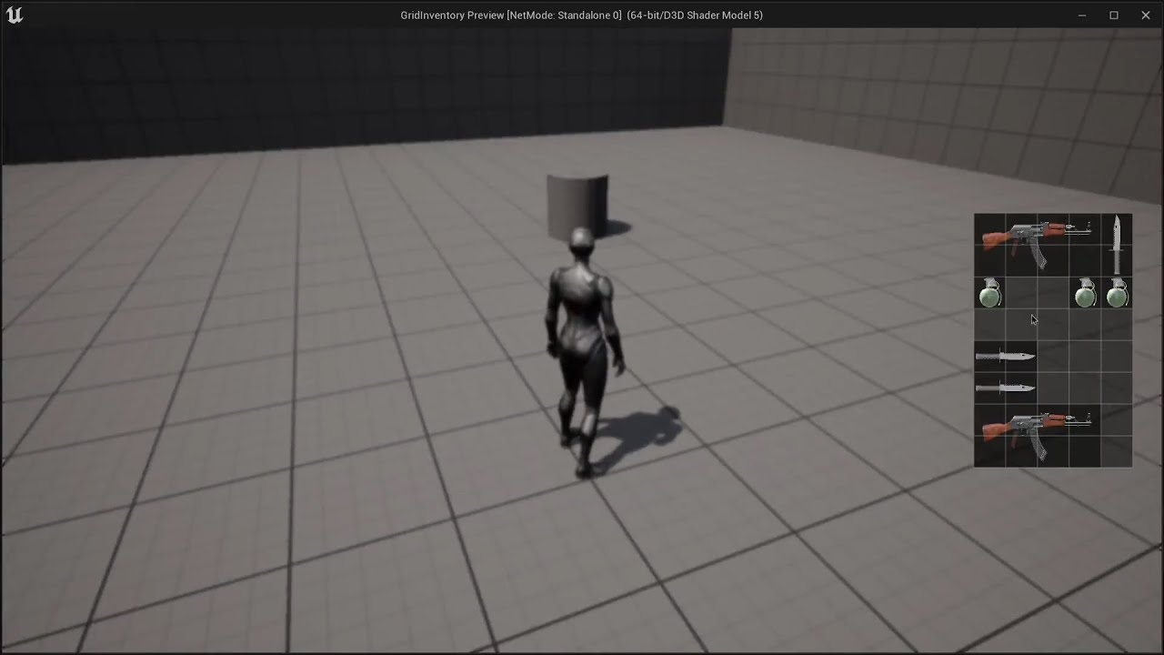 Unreal Engine 5 Grid Inventory - YouTube