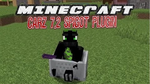 Driving In MINECRAFT? Carz 7.2 Spigot Plugin