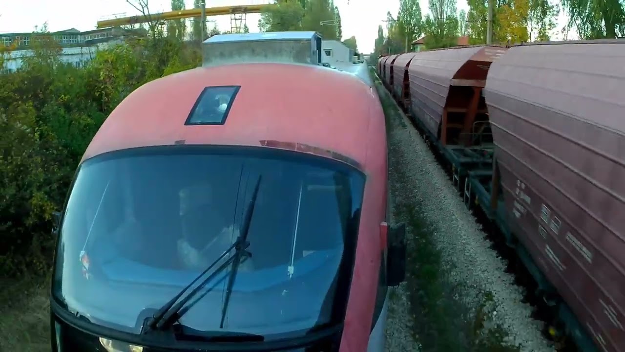 🎥Зад локомотива / Behind the loc: МВ 20874/Изл 20977 Ил - Сф - Ил (Transporting Siemens Desiro EMU)