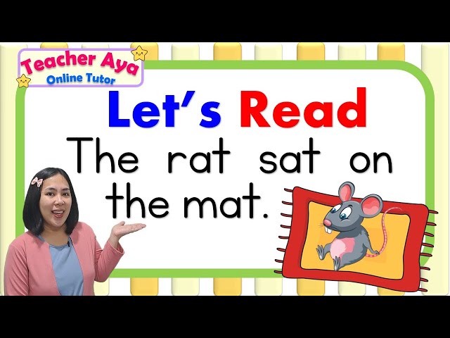Reading Sentences | Reading Tutorial for Kids | Teacher Aya's Reading Lesson Compilation class=