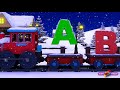 Learn Alphabets, Colors, Shapes and Numbers with Train for Kids