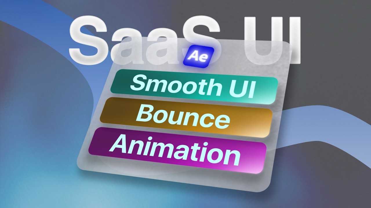 Viral SaaS UI Bounce Animation in After Effects - YouTube