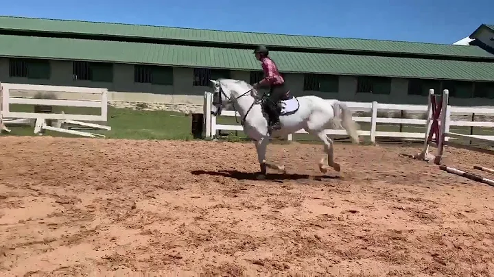 Adele jumping to the left