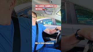 Aprende a conducir de reversa correctamente #tutorial #automotive