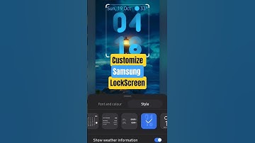 🔥 Personaliseer je Samsung-vergrendelscherm als een pro! 💫📱 #Samsung #Vergrendelscherm #Shorts