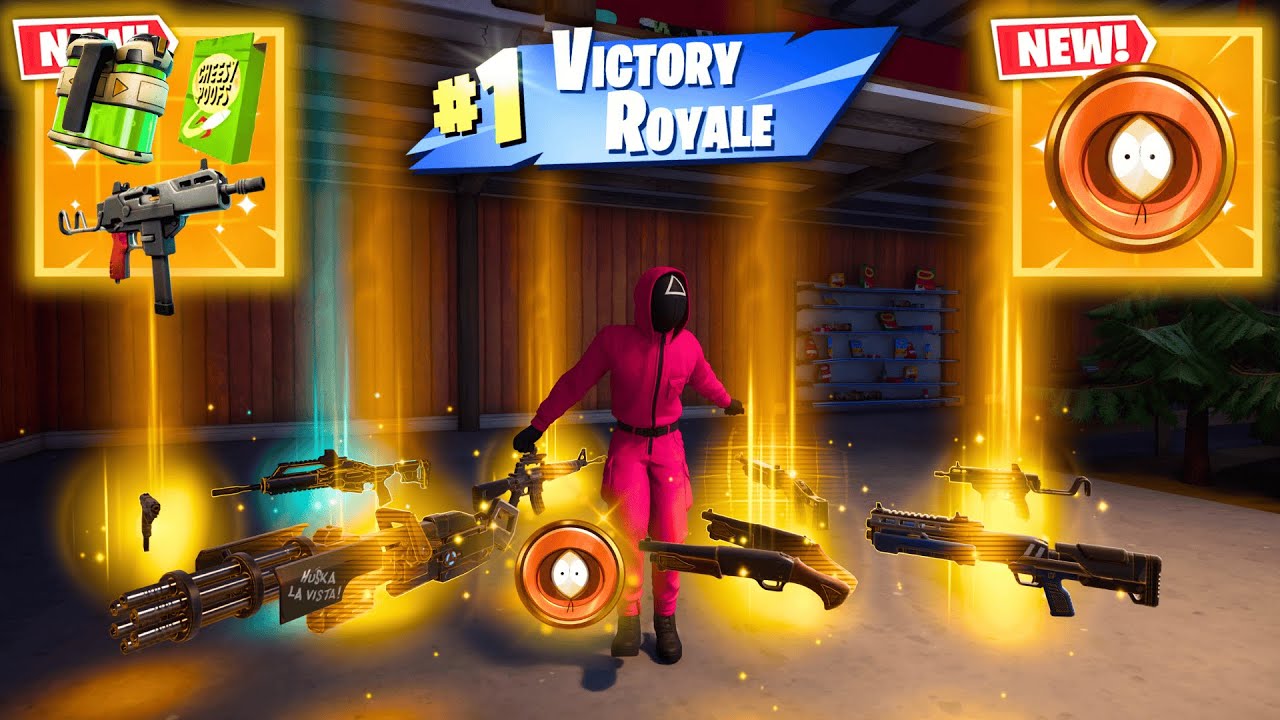 ALL MYTHIC AND EXOTIC GUNS IN FORTNITE (NEW! Fortnite Chapter 7 Season 1)