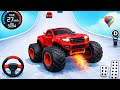 Monster Truck Mega Ramp Jump 😱 | Impossible Stunt Racing Game | Epic Crash 🔥: Android game 
