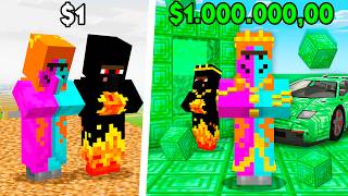 MİLYONER BİR KÖYLÜ OLDUM - Minecraft