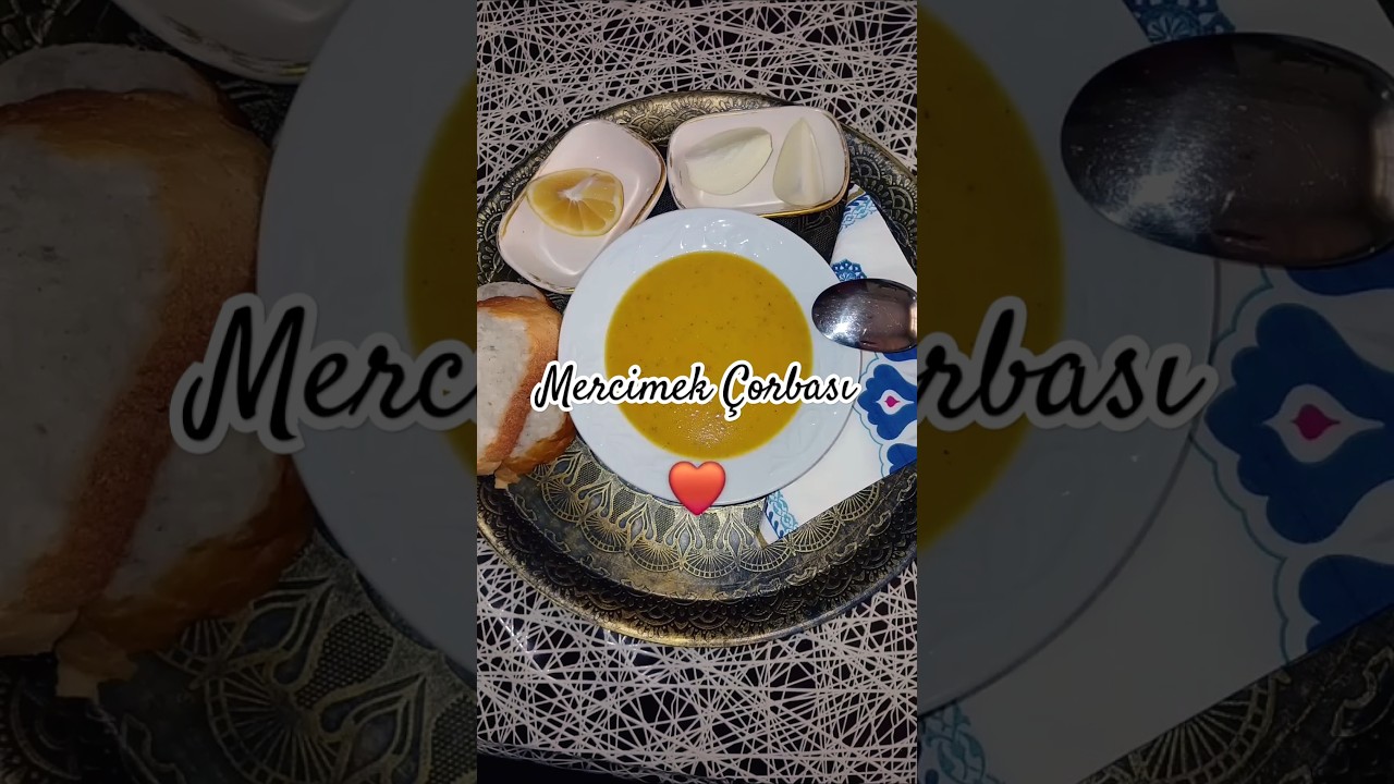 Mercimek Çorbası Tarifi – Mercimek Çorbası Nasıl Yapılır? #shorts #shortsvideo  #food #recipe