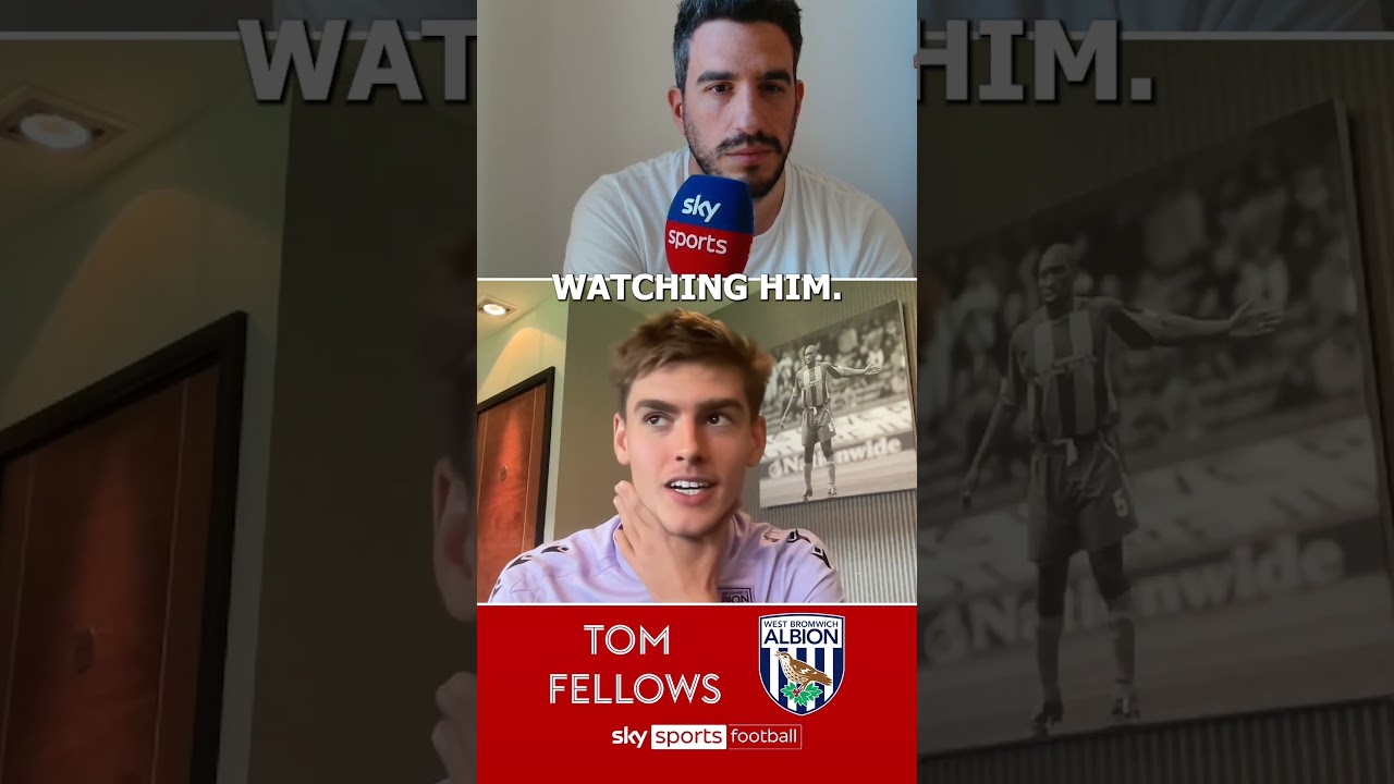 West Brom's Tom Fellows on loving watching Gareth Bale growing up 