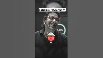 Saleem Bhaiya HACKER💀🔥 #saleemsir #pw #jee #pwshorts #arjunajee #physicswallah