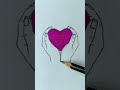Easy hands  drawing # love drawing #youtubeshorts #shorts #shortsvideo .