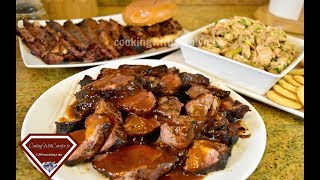 BBQ Country Style Ribs, BBQ Brisket & BBQ Chicken Recipes -TAILGATING Recipes |Cooking With Carolyn