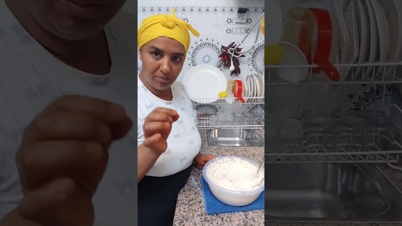 Мсемен (марокканская лепешка) с мукой, манной крупой и маслом