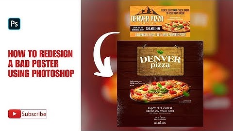 Epic Bad flyer redesign | PHOTOSHOP Graphic Design Tutorial