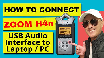 How to Connect Zoom H4n to Computer, PC, Laptop as USB Audio Interface