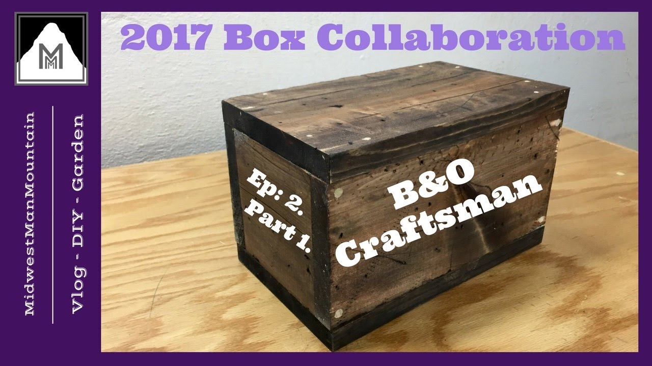 Make New Wood Look Old Build a Rustic Box (B&O Craftsman) YouTube