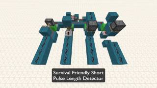 How to detect very short redstone pulses in survival