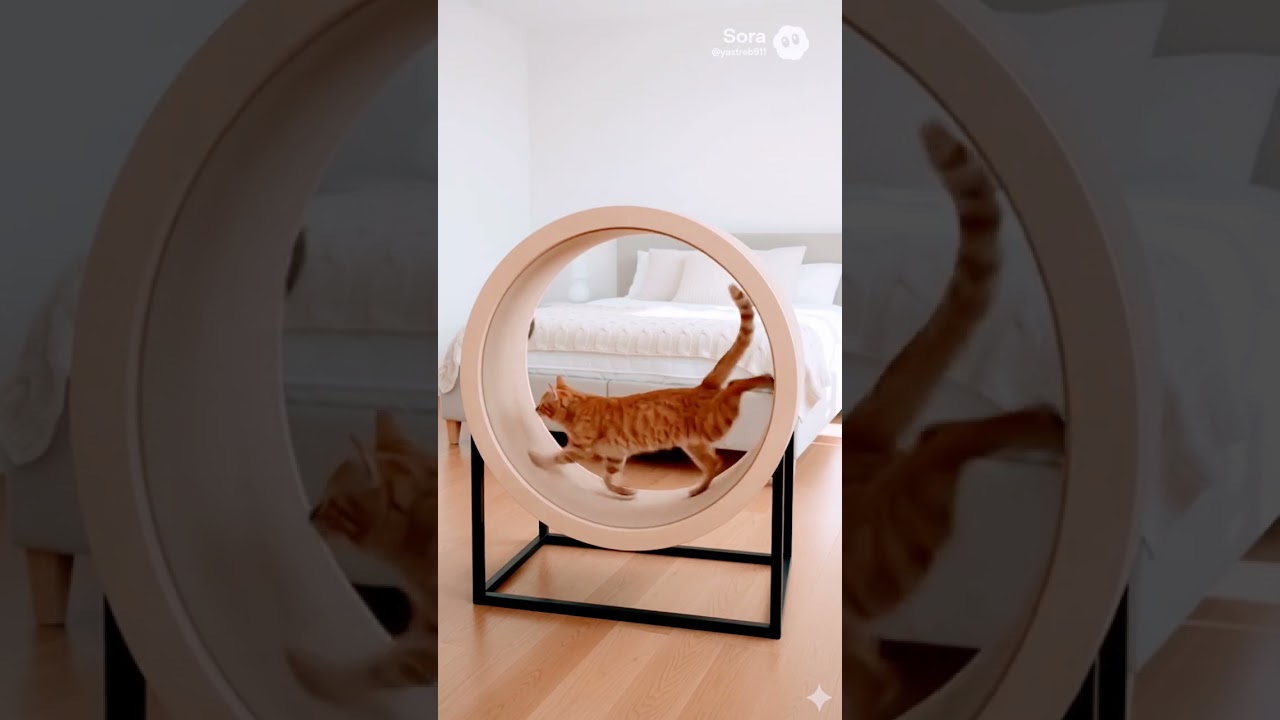 Cat's Epic Loop Run! 🐾💨 