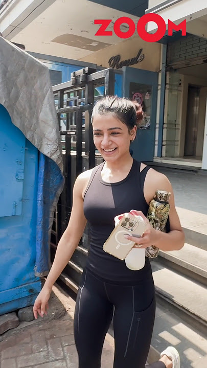 Samantha Ruth Prabhu exits gym in STYLE, dodges paps with grace 🚶‍♀️🙅‍♀️ #shorts #samantha