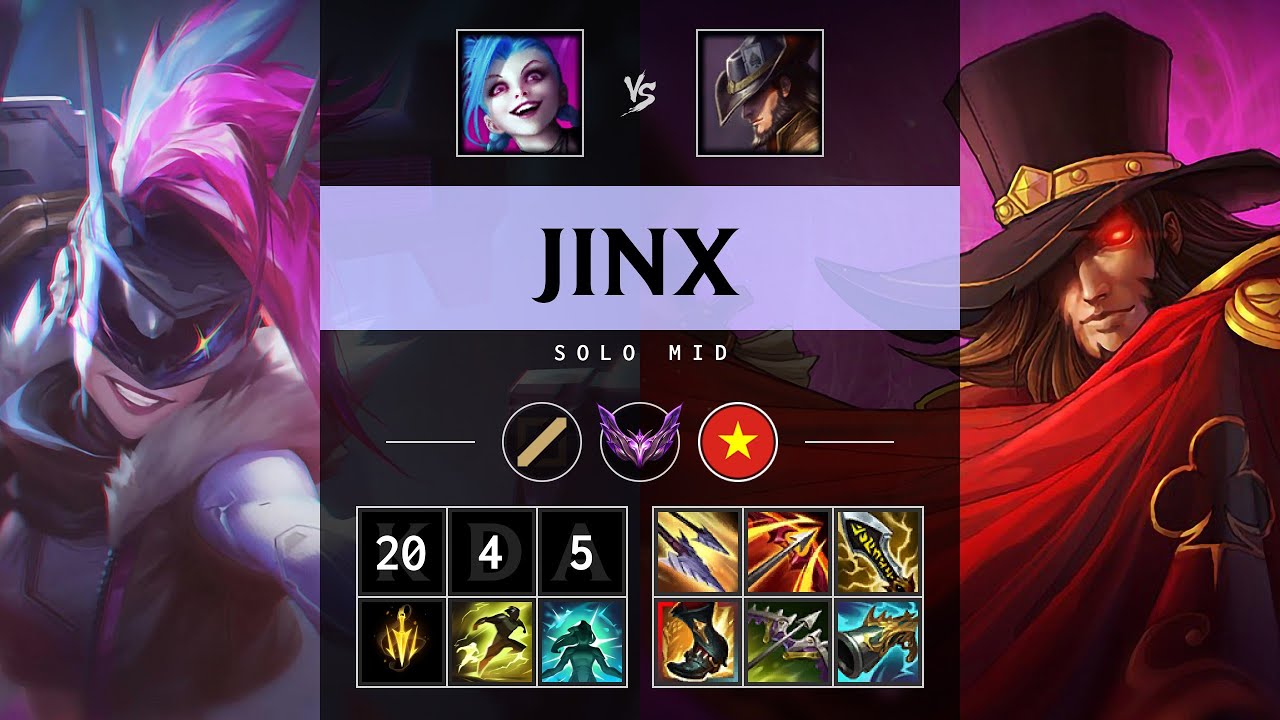 Jinx Mid vs Twisted Fate - VN Master Patch 25.13