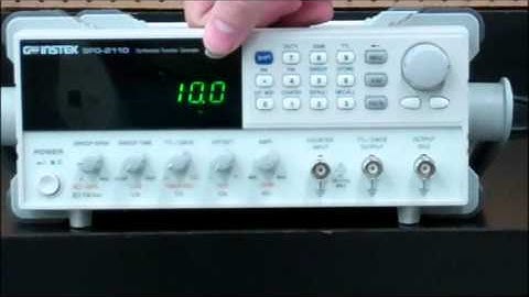 Function Generator Instructional Video