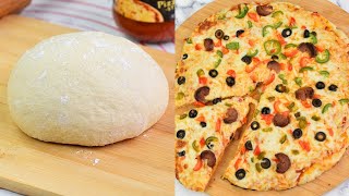 Best Homemade Pizza Dough Recipe | How To Make Pizza Crust