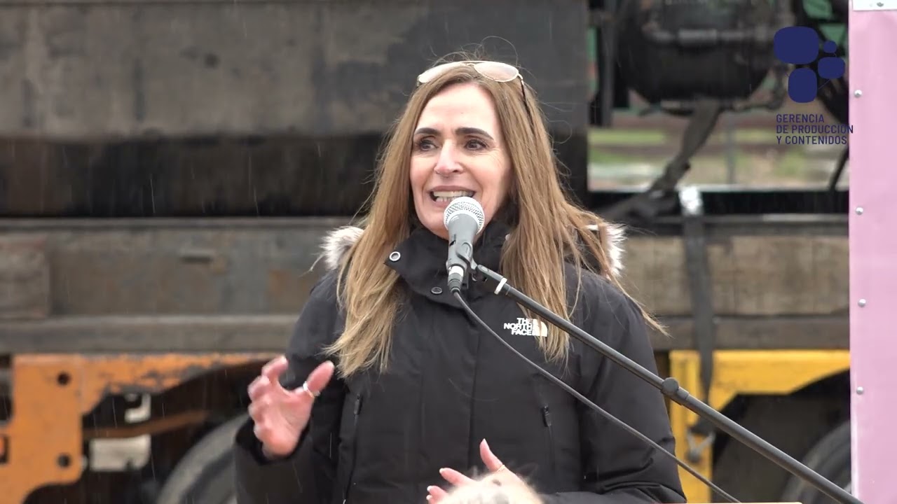 Ricci: “La llegada de esta locomotora es un hito en el proyecto de recuperación ferroviaria”